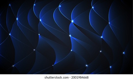 Abstract Elegant diagonal striped blue background, vector picture