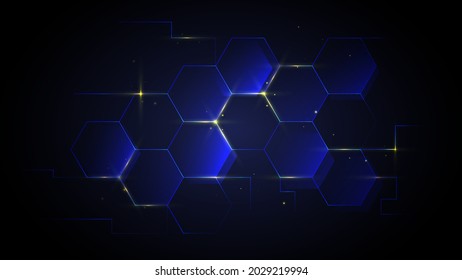 Abstract Elegant diagonal striped blue background, vector picture and Digital background , connection , network,Light technology background