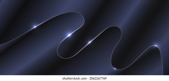 Resumen Elegante diagonal de fondo azul rayado, fondo de polígono y lujo 
