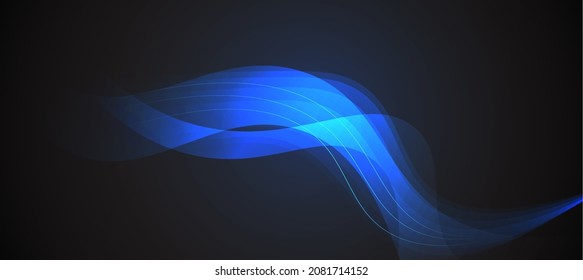 Abstract Elegant diagonal striped blue background, vector picture