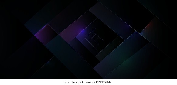 Abstract Elegant diagonal striped blue background, vector picture and Digital  connection network and Light technology 