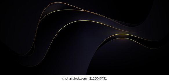 Abstract Elegant diagonal striped gold background, vector picture