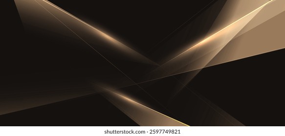 Abstract Elegant diagonal striped gold background Digital background polygon ,gold hexagon