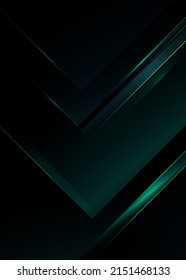 Abstract Elegant diagonal striped green background black abstract dark