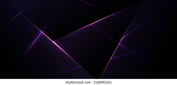 Abstract Elegant diagonal striped purple background and black abstract , dark