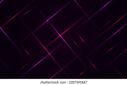 Abstract Elegant diagonal striped purple background and black abstract , dark background.