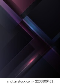 Abstract Elegant diagonal striped purple background and black abstract , dark and colorful , diamond