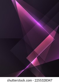 Abstract Elegant diagonal striped purple background and black abstract , dark and colorful , diamond