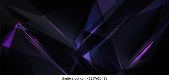 Abstract Elegant diagonal striped purple background and black abstract , dark and colorful , diamond
