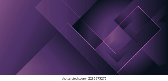 Abstract Elegant diagonal striped purple background and black abstract , tech product background , tech banner