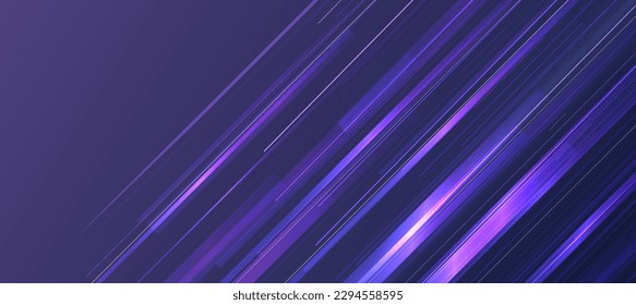 Abstract Elegant diagonal striped purple background and black abstract , tech product background , tech banner