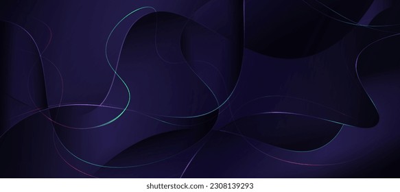 Abstract Elegant diagonal striped purple background and black abstract , tech product background , tech banner