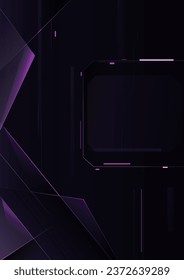 Abstract Elegant diagonal striped purple background and black abstract , tech product background , tech banner , Purple Gradient Background
