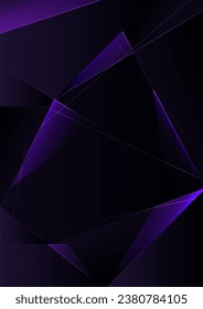 Resumen Elegante diagonal rayado fondo morado y negro abstracto , fondo de producto tecnológico , banner de tecnología , fondo degradado púrpura