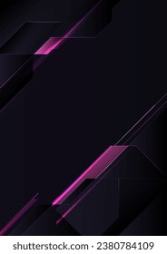 Resumen Elegante diagonal rayado fondo morado y negro abstracto , fondo de producto tecnológico , banner de tecnología , fondo degradado púrpura