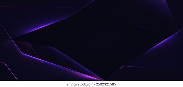 Abstract Elegant diagonal striped purple background and black abstract , dark and cyber punk