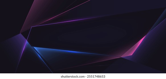 Abstrato diagonal listrado elegante, fundo roxo, Vetor de fundo de polígono digital EPS 10