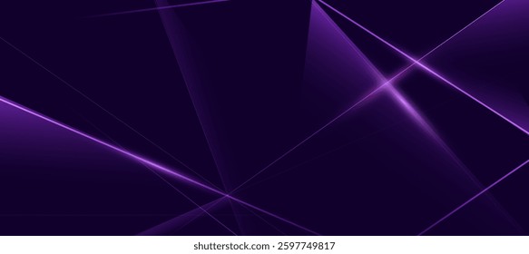 Abstract Elegant diagonal striped purple background and black abstract , dark and cyberpunk