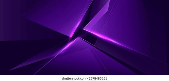 Abstract Elegant diagonal striped purple background and black abstract , dark and cyberpunk