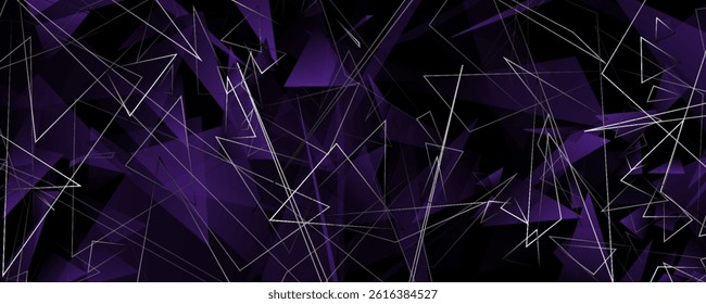 Abstract Elegant diagonal striped purple background and black abstract ,