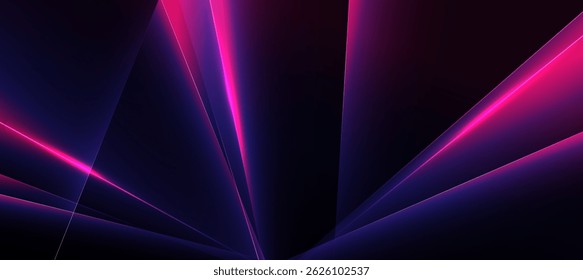 Resumo Elegante diagonal listrado fundo roxo e azul escuro polígono abstrato, cyber punk