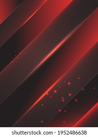 Abstract Elegant diagonal striped red background, vector picture