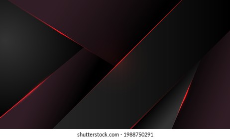 Resumen Elegante diagonal de fondo rojo rayado, imagen vectorial