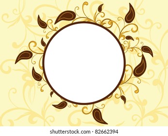 abstrakter, eleganter floraler Konzepthintergrund, Vektorgrafik