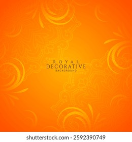Abstract elegant floral frame mandala decorative background vector