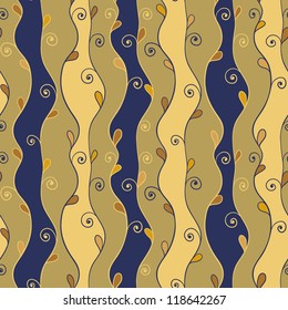 Abstract Elegant Floral seamless Wallpaper