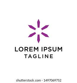 Abstract Elegant Flower Logo Design