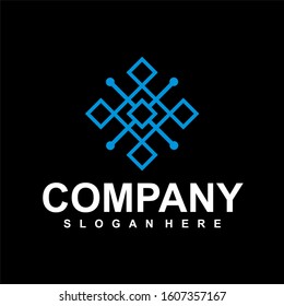 Abstract elegant flower logo icon vector design. Universal creative premium symbol. Graceful jewel vector sign.