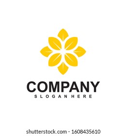 Abstract elegant flower logo icon vector design. Universal creative premium symbol. Graceful jewel vector sign.