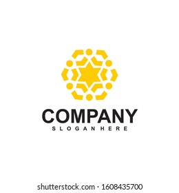 Abstract elegant flower logo icon vector design. Universal creative premium symbol. Graceful jewel vector sign.