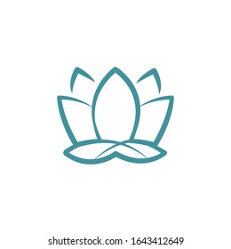 Abstract elegant flower logo icon vector design. Universal creative premium symbol. Graceful jewel vector sign.