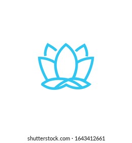 Abstract elegant flower logo icon vector design. Universal creative premium symbol. Graceful jewel vector sign.