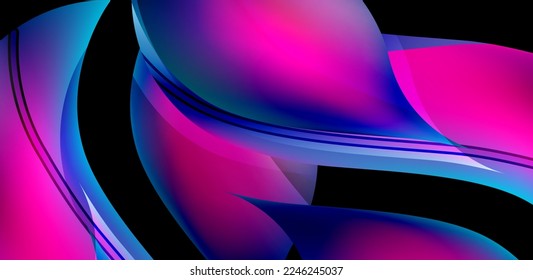 Resumen del fondo elegante de las formas fluidas, colores de gradiente fluido. Plantilla para portadas, plantillas, volantes, carteles, folletos, banners