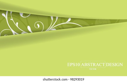 abstract elegant foliage design. eps10 vector format