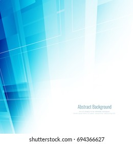 Abstract elegant geometric blue background