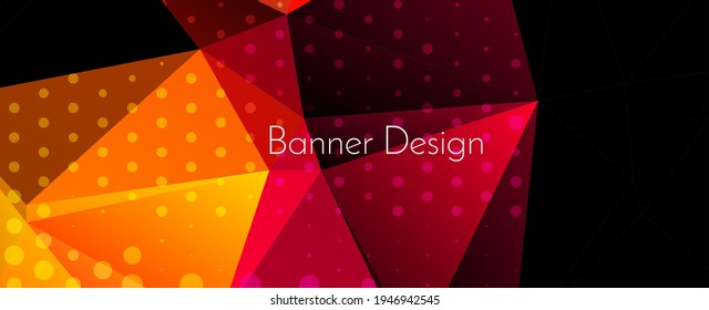 Resumen de diseño geométrico elegante diseño de fondo de banner vector