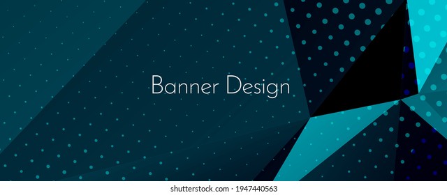 Abstract elegant geometric decorative design banner background vector