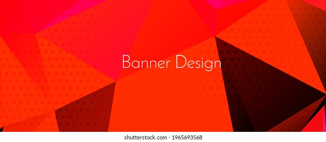 Abstract elegant geometric decorative design banner background vector