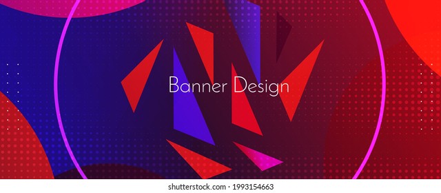 Abstract elegant geometric decorative design banner background vector