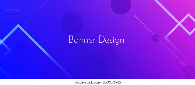 Abstract elegant geometric decorative design banner background vector