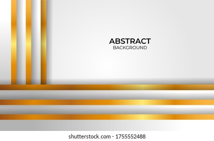 Abstract elegant geometric gold and gray