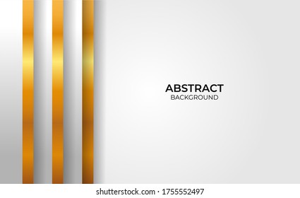 Abstract elegant geometric gold and gray style