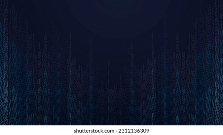 Abstract elegant glowing line with lighting effect sparkle on black background. Template premium award design. Vector illustration