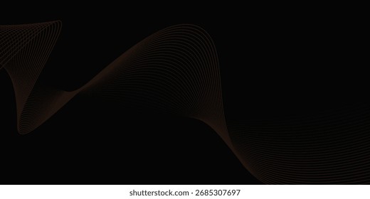 Abstractas elegante oro brillante hexágono con efecto luminoso destello en líneas negras