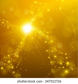Abstract elegant gold shine background