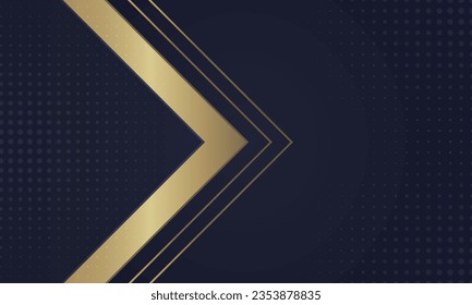 Abstract Elegant Golden Blue Background, can be used for business designs, presentation designs or any suitable designs.